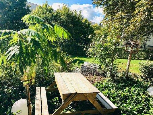 Der Blick zum Garten