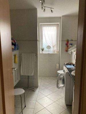 Blick in das Badezimmer