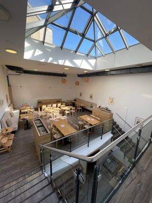 Galerie mit toller Lichtkuppe