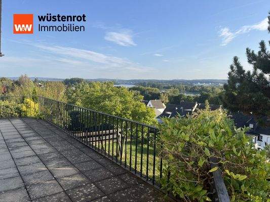 Balkon EG mit Rheinblick