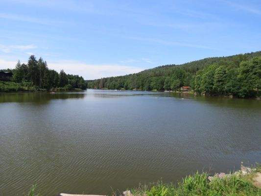 Dreiburgensee mit Bademöglichkeit  