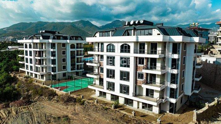 Chic Apartments in a Complex within Nature in Alanya