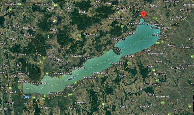 Lage Balatonfüzfö
