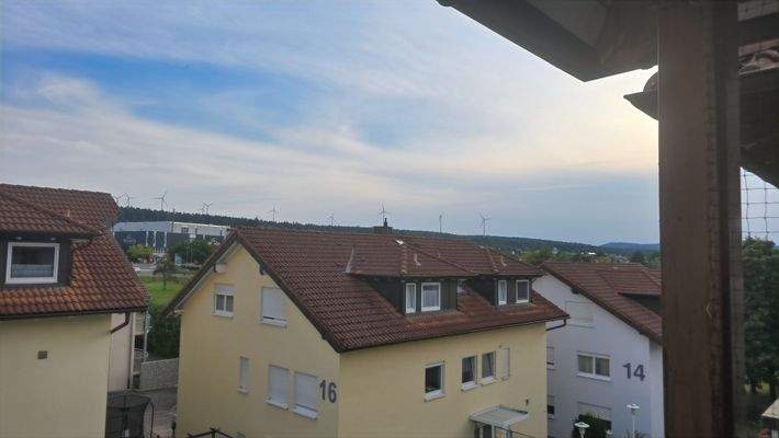 Sicht vom Balkon