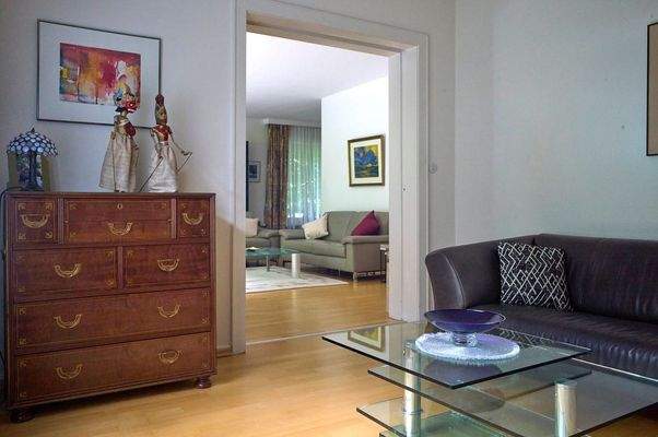 Blick ins Wohnzimmer