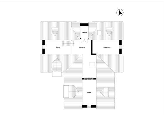 Grundriss Spitzboden