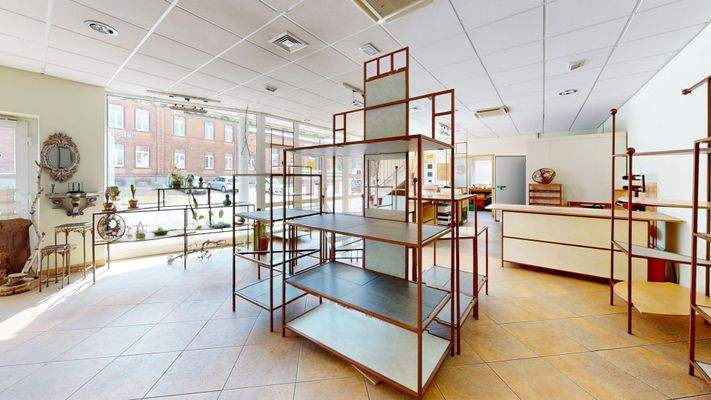 große Schaufensterfront