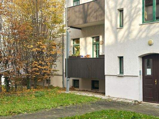 Eingerückter Balkon