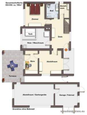 Grundriss EG ohne Maßstab