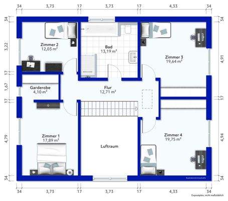 Grundriss Dachgeschoss