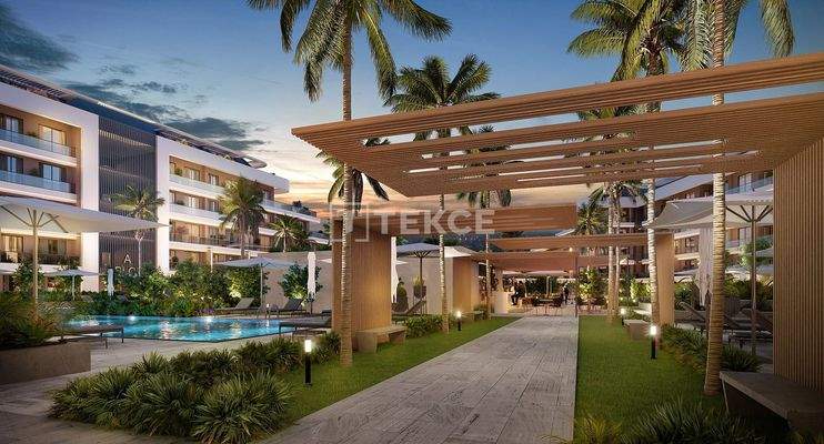 Flats in a Complex with Rich Amenities in Antalya Kundu