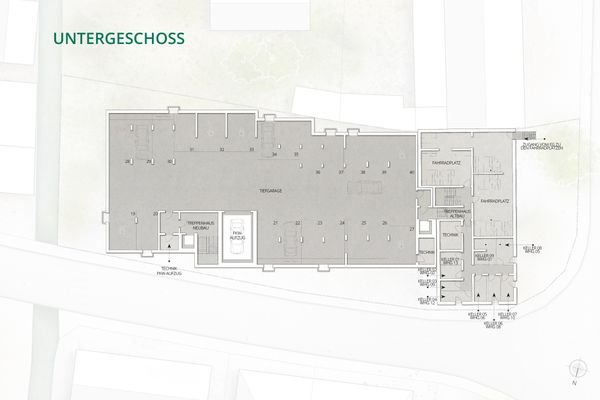 Übersicht Untergeschoss