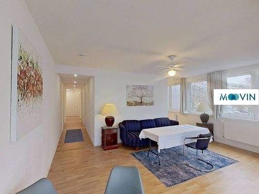 Ansicht V: Wohn- und Esszimmer