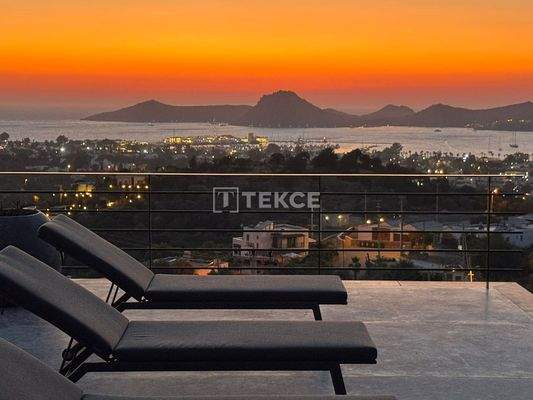 Shell & Core Villa with Marina Views in Bodrum Yalıkavak