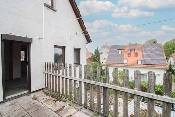 Dachterrasse mit Zugang zum Wohnzimmer