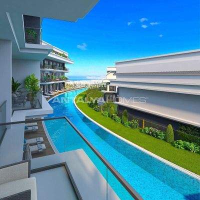 Stylish Real Estate in Luxury Complex in Kargicak Alanya