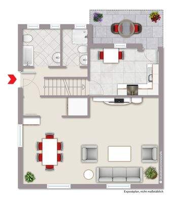 Vorderhaus Erdgeschoss