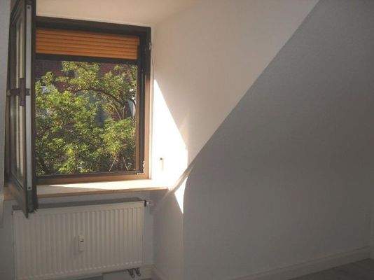 Schönes Zimmer zur Fußgängerzone hin