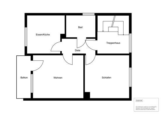 Grundriss Obergeschoss