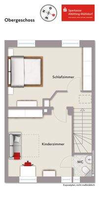 Grundriss Obergeschoss