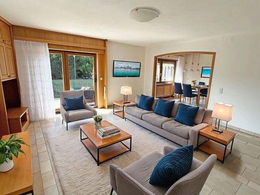 Wohn-Essbereich virtuelles Homestaging