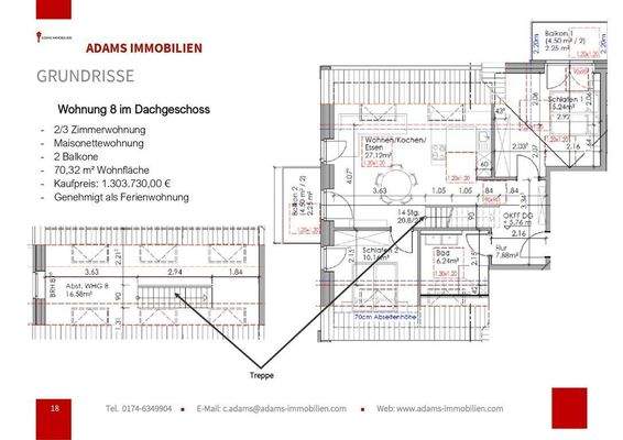 Grundriss Wohnung 8