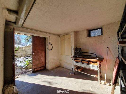 Werkstatt mit separatem Eingang