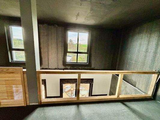 Schlafen+Scheibe stattGeländer