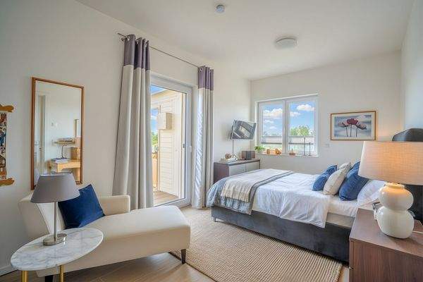 Gästezimmer digital möbliert