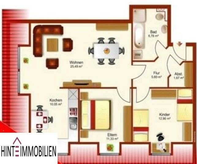3 Zimmer Wohnung in Bremen (Lüssum-Bockhorn)