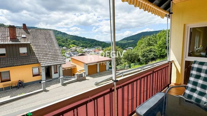 Balkon mit Aussicht