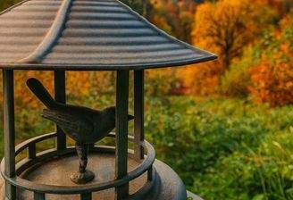 Terrasse Untergeschoss und Garten