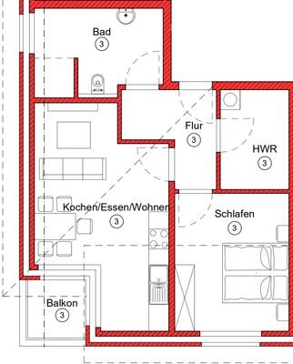 W3 Zeichnung MB Wohnungsbau