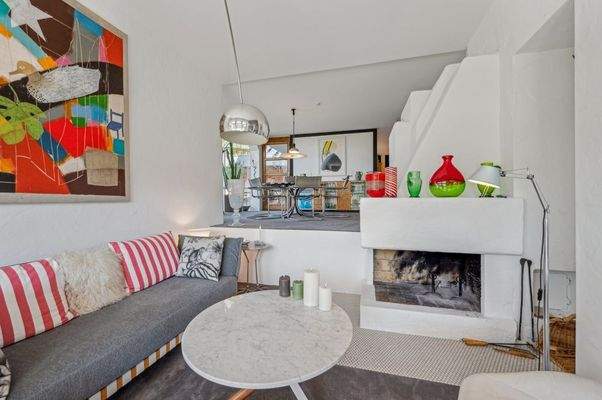 Wohnbereich im EG mit Kaminecke