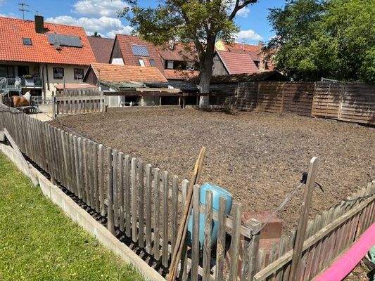 Blick zum Offenstall