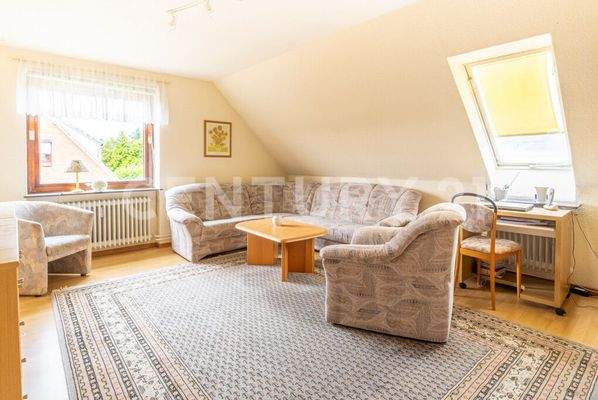 Wohnbereich im Dachgeschoss