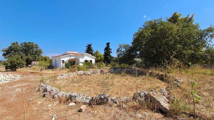 Kreta, Vamos: Geräumige Villa mit Meer- und Bergblick auf weitläufigem Grundstück