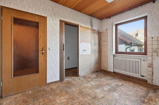 Küche und Abstellraum