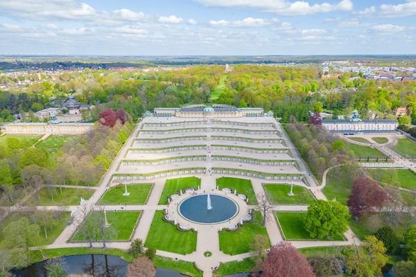 150 m to entrance of Park Sanssouci