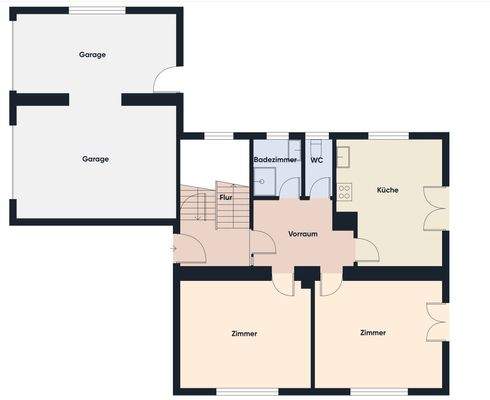 Grundriss ohne Maßstab / Erdgeschoss