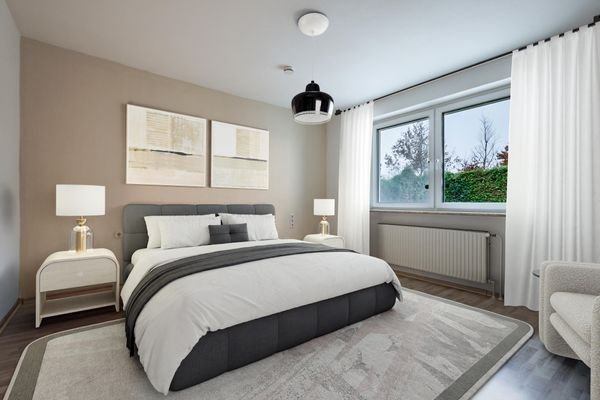 Einrichtungsbeispiel Schlafzimmer