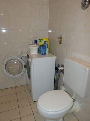 Waschmaschinenanschluss im Bad