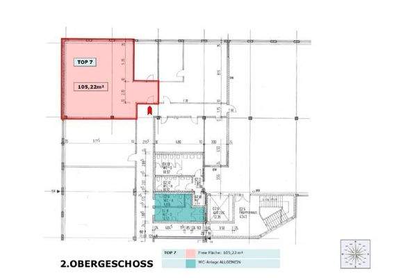 Grundriss Büro Nord