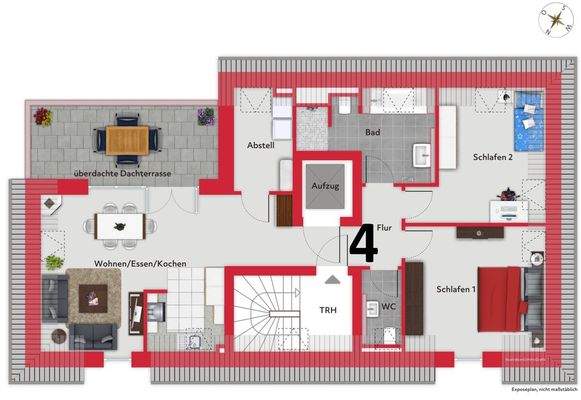 Grundriss Dachgeschoss WHS 1