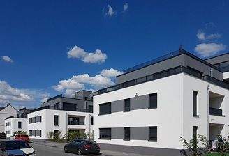 Blick auf den Wohnpark