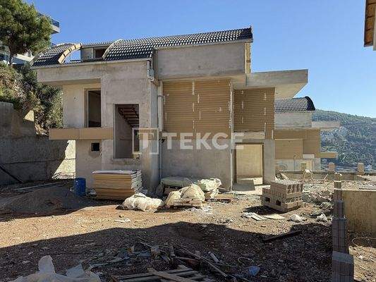 Modern Houses with Panoramic City and Sea Views in Alanya Antalya