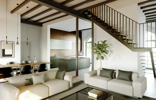 Wohnzimmer Visualisierung