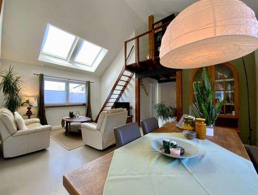 Fewo Links Ess- Wohnzimmer