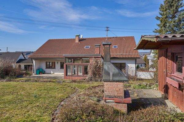 Garten hinter dem Haus