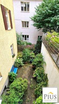 Blick in den Innenhof 